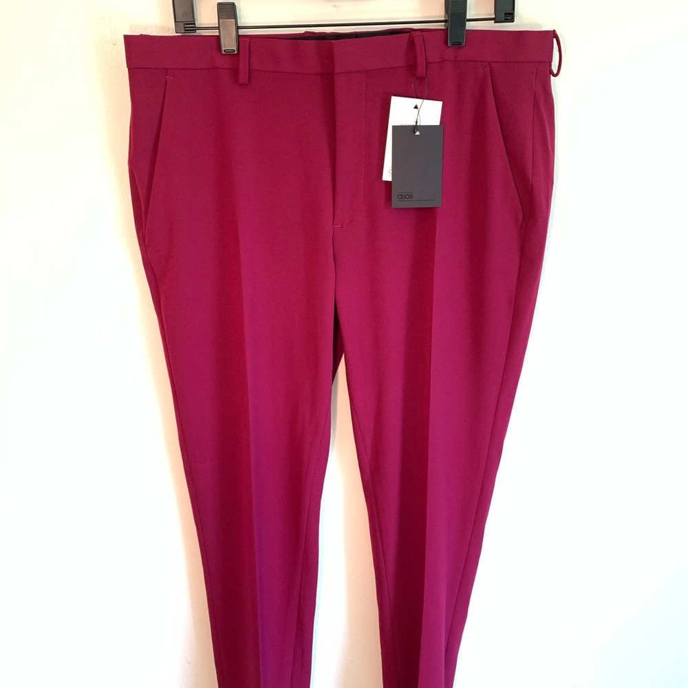 PRICE FIRM 🛑 Skinny Wine Colored Dress Pants